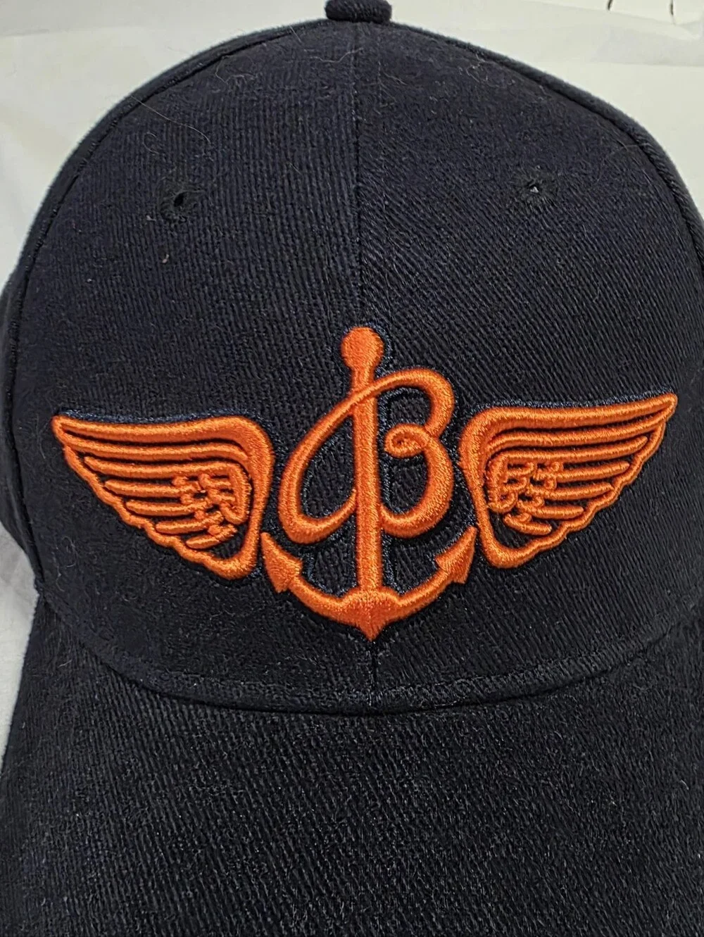 NWOT Breitling Swiss Watch Promotional Hat Blue Orange Embroidered Strapback - Picture 3 of 8